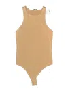 Express Bodysuit In Tan