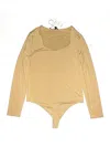 Express Bodysuit In Tan