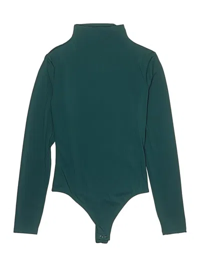 Pre-owned Express Bodysuit In Teal