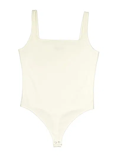 Pre-owned Express Bodysuit In White