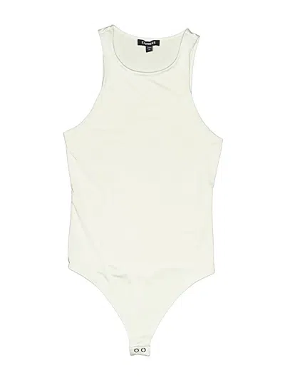 Pre-owned Express Bodysuit In White