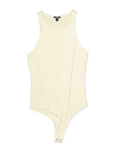 Pre-owned Express Bodysuit In White