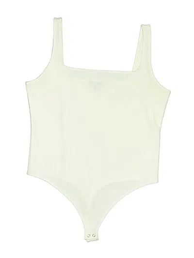 Pre-owned Express Bodysuit In White