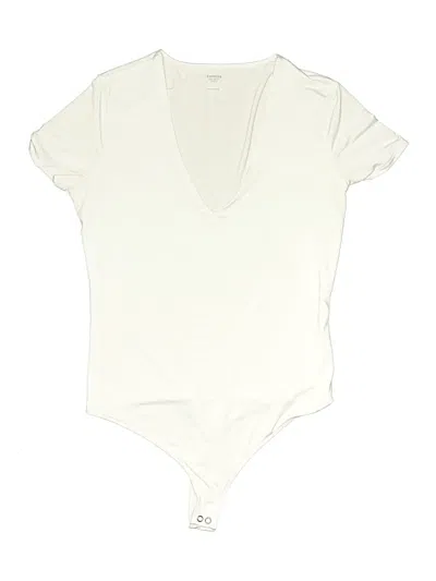 Pre-owned Express Bodysuit In White