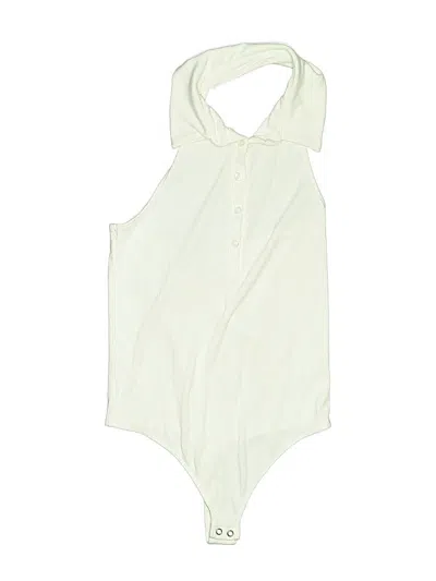 Pre-owned Express Bodysuit In White
