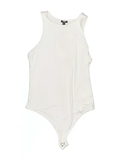 Pre-owned Express Bodysuit In White