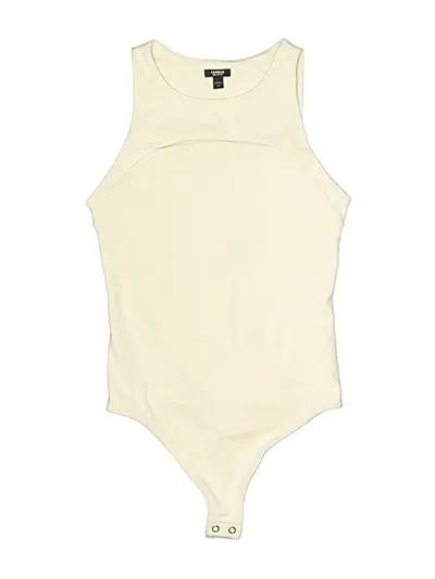 Pre-owned Express Bodysuit In White
