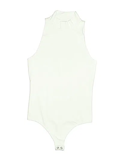 Pre-owned Express Bodysuit In White