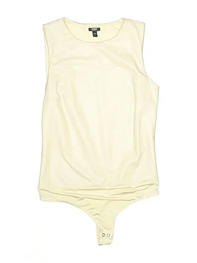 Pre-owned Express Bodysuit In White