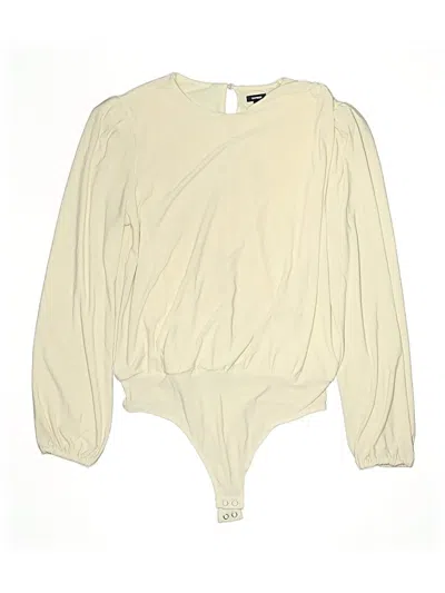Pre-owned Express Bodysuit In White