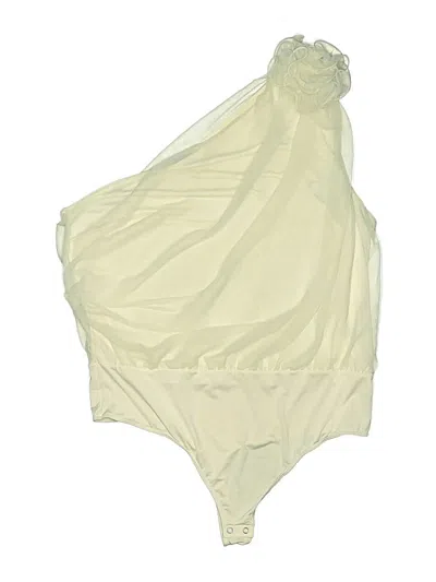 Pre-owned Express Bodysuit In White