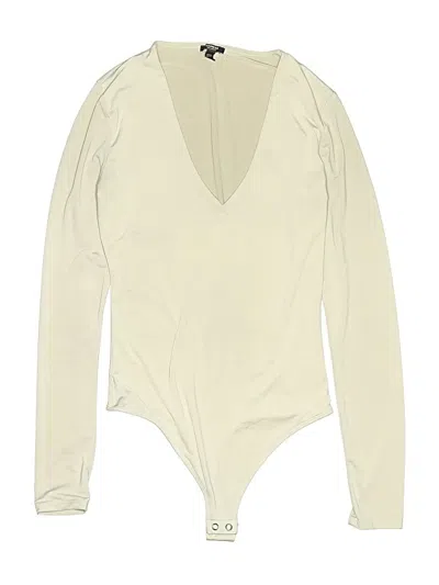 Pre-owned Express Bodysuit In White