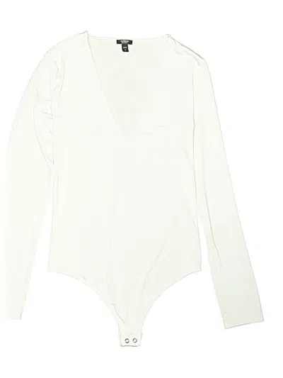 Pre-owned Express Bodysuit In White