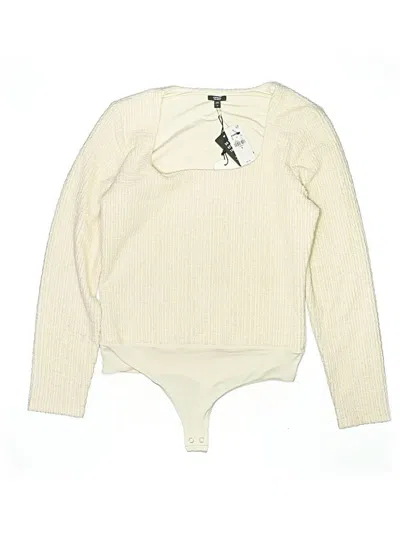 Pre-owned Express Bodysuit In White