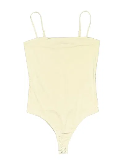 Pre-owned Express Bodysuit In White