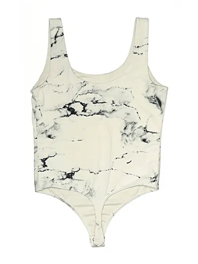 Pre-owned Express Bodysuit In White
