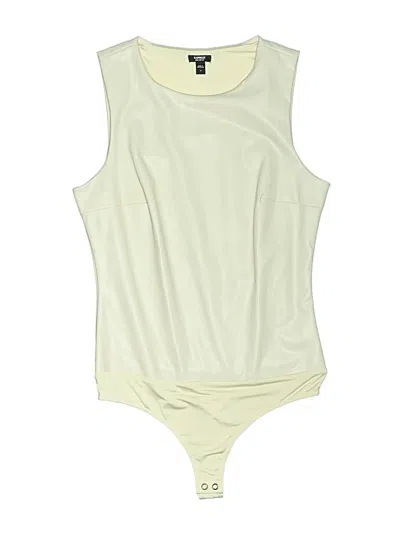 Pre-owned Express Bodysuit In White