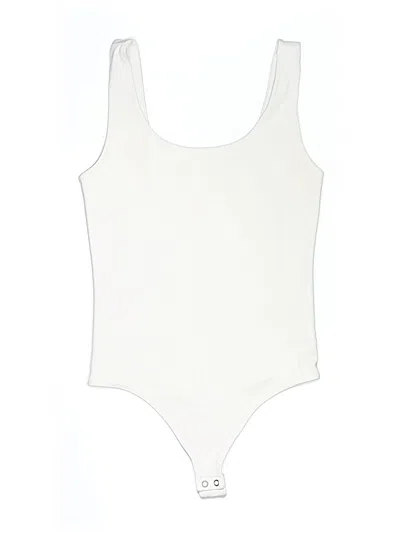 Pre-owned Express Bodysuit In White