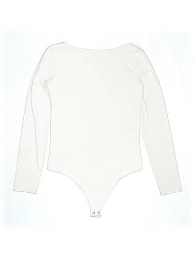 Pre-owned Express Bodysuit In White