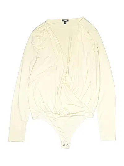 Pre-owned Express Bodysuit In White