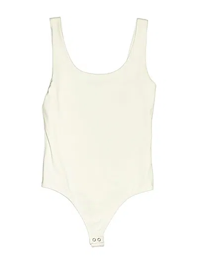 Pre-owned Express Bodysuit In White