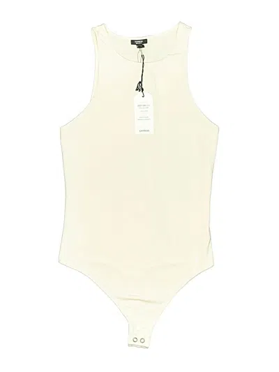 Pre-owned Express Bodysuit In White