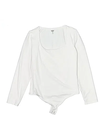 Pre-owned Express Bodysuit In White