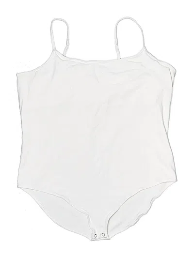Pre-owned Express Bodysuit In White