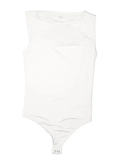 Pre-owned Express Bodysuit In White