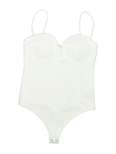 Pre-owned Express Bodysuit In White