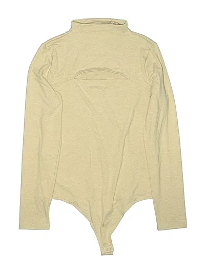 Pre-owned Express Bodysuit In Yellow