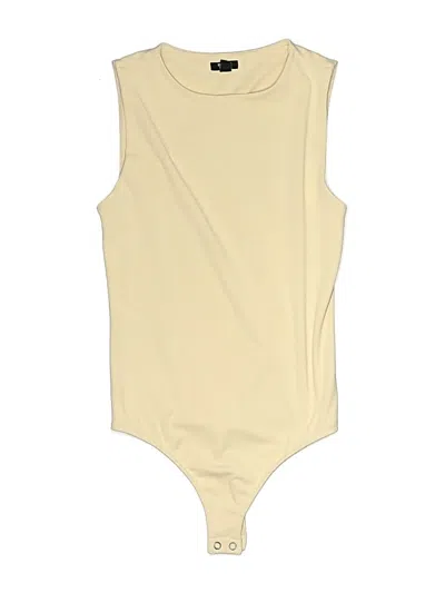 Pre-owned Express Bodysuit In Yellow