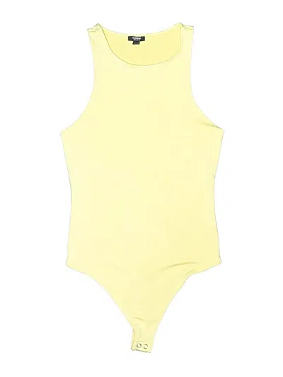 Pre-owned Express Bodysuit In Yellow