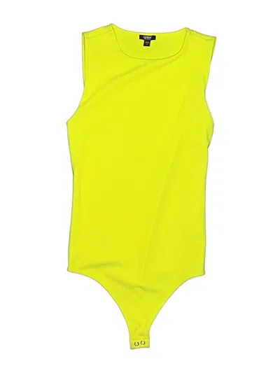 Pre-owned Express Bodysuit In Yellow