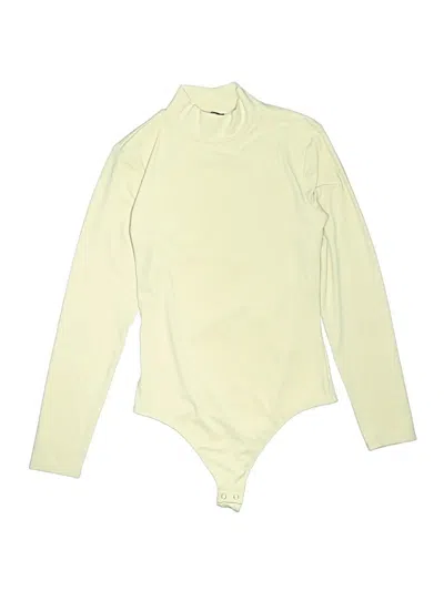 Pre-owned Express Bodysuit In Yellow