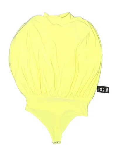 Pre-owned Express Bodysuit In Yellow