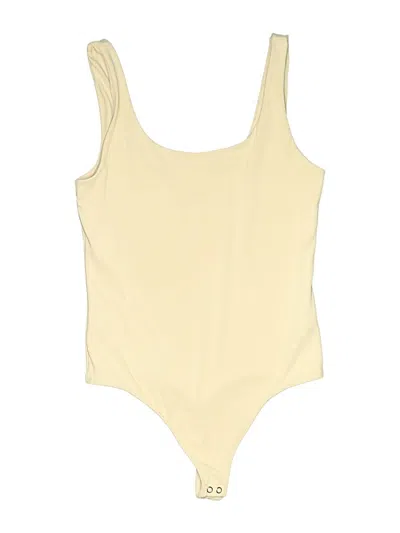 Pre-owned Express Bodysuit In Yellow