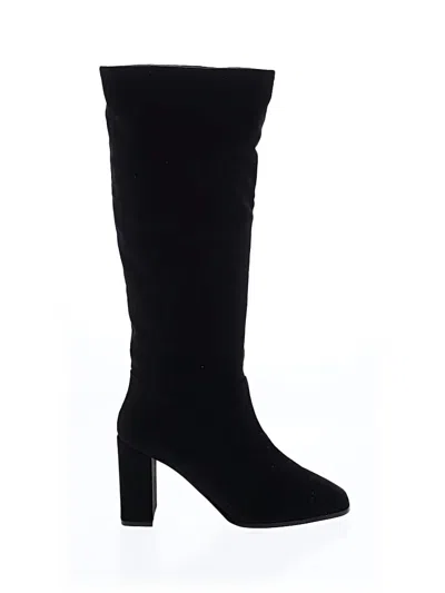 Pre-owned Express Boots In Black
