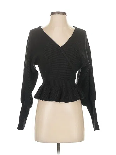 Pre-owned Express Cardigan Sweater In Black