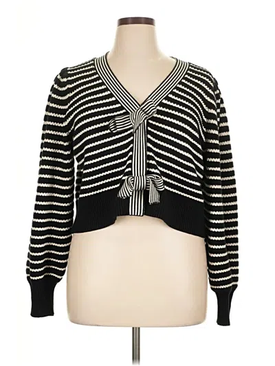 Pre-owned Express Cardigan Sweater In Black