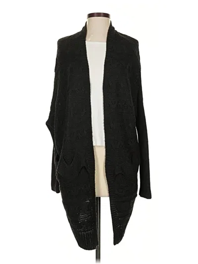 Pre-owned Express Cardigan Sweater In Black