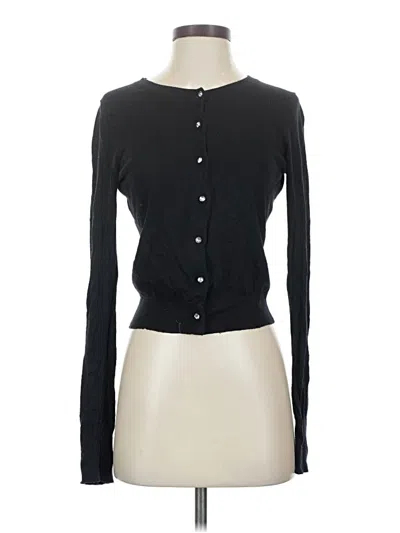 Pre-owned Express Cardigan Sweater In Black