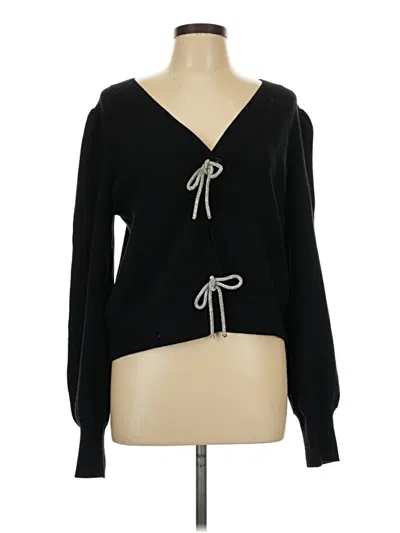 Pre-owned Express Cardigan Sweater In Black