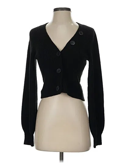 Pre-owned Express Cardigan Sweater In Black