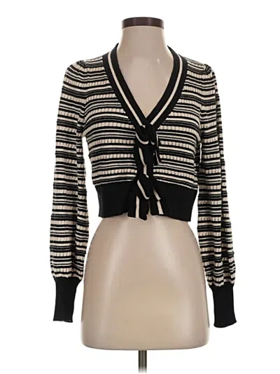 Pre-owned Express Cardigan Sweater In Black