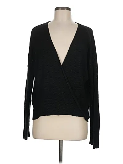 Pre-owned Express Cardigan Sweater In Black