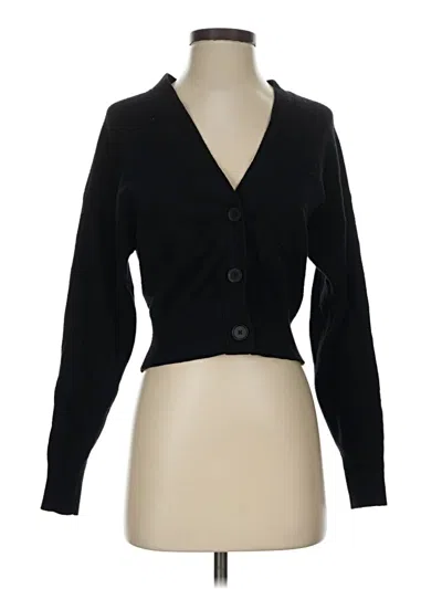 Pre-owned Express Cardigan Sweater In Black