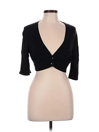 Pre-owned Express Cardigan Sweater In Black