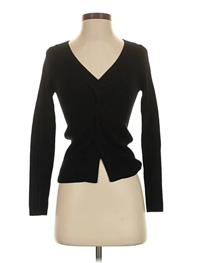 Pre-owned Express Cardigan Sweater In Black