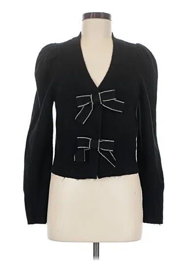Pre-owned Express Cardigan Sweater In Black